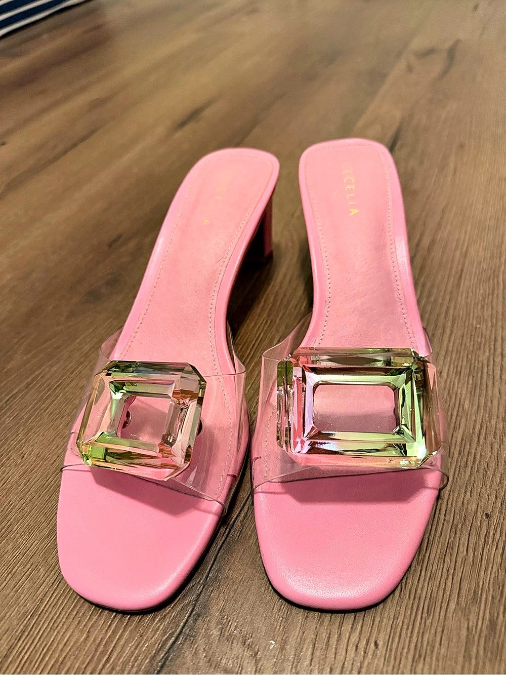 Cecelia Park Ave Jewel - Pink Fondant Sandal 8.5